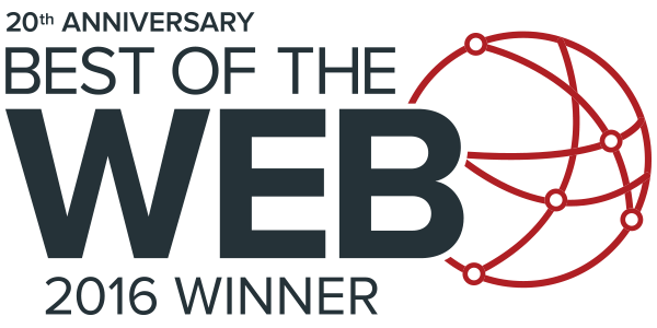 Best of the Web Award Winner 2016